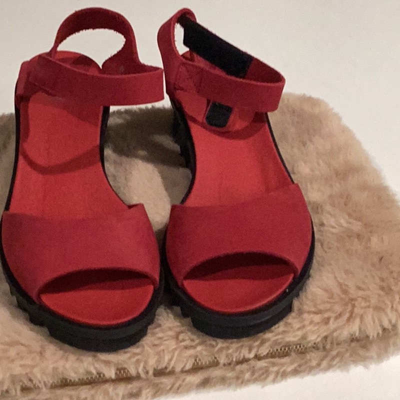 Elegant Red Women's Sandals